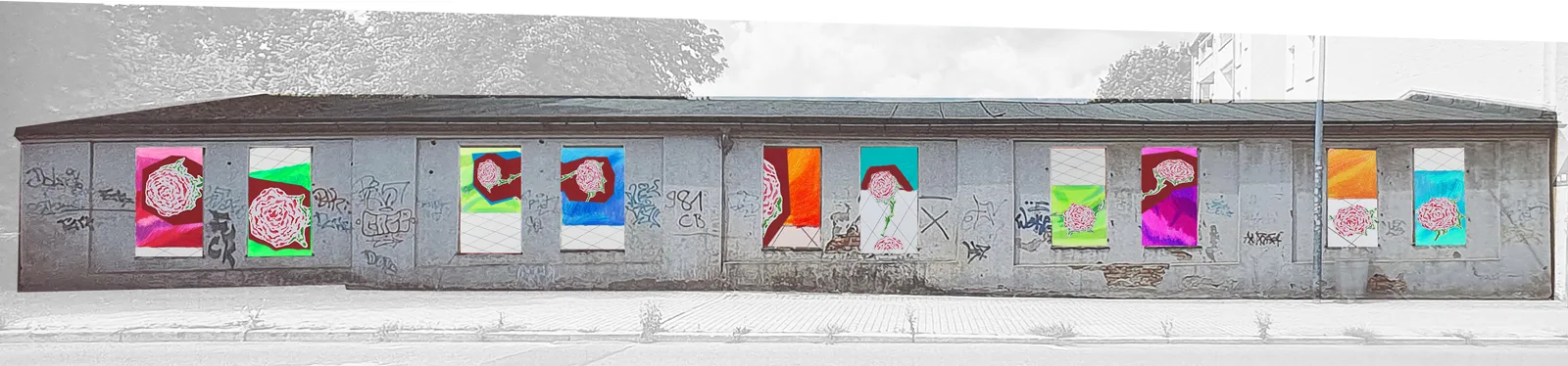 
                            Hommage an den Rosengarten              