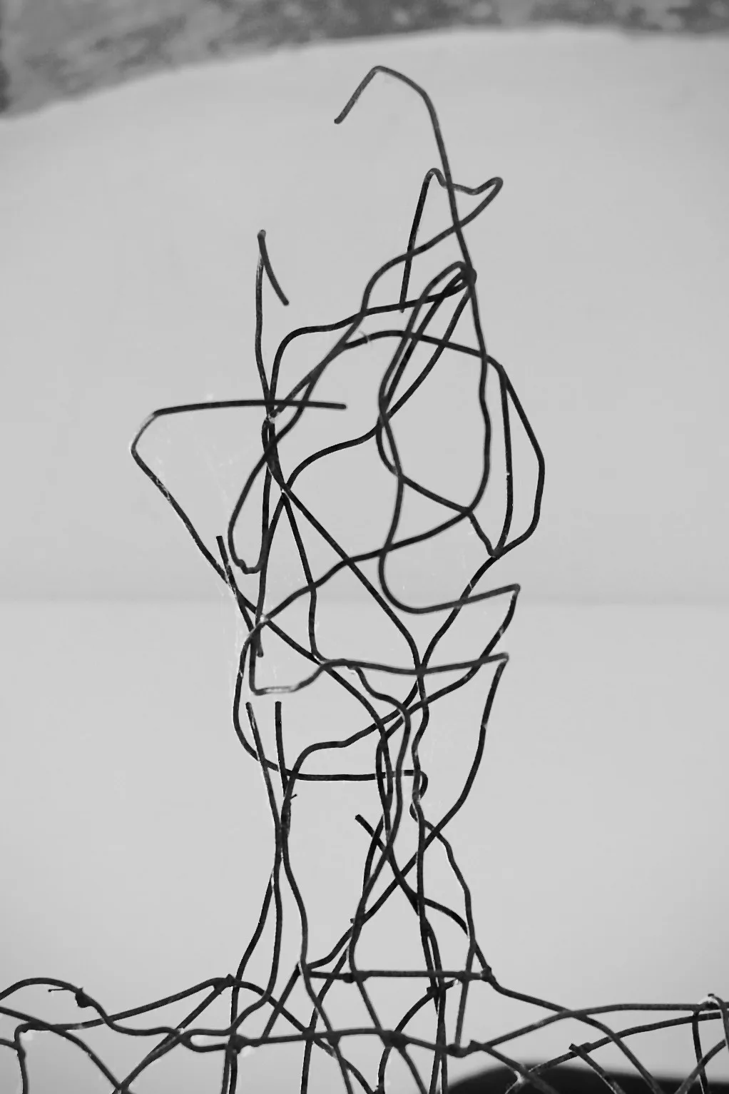 
                            Kopfstudie: drawing with wire - Part 2              